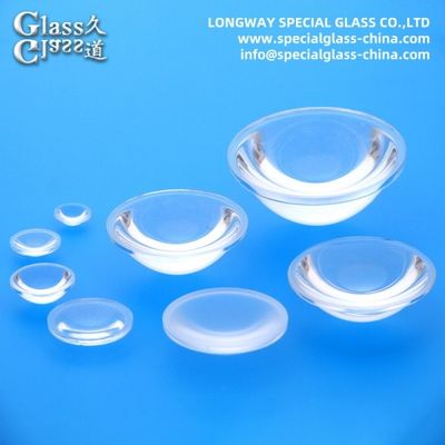 Optisch borosilicaat glas Led-dekking lenzen voor zaklamp lenzen