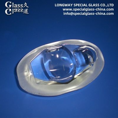 Hoogtemperatuurbestendige Cob Led-glaslenzen van borosilicaatglas 3.3