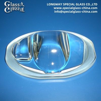 Hoogtemperatuurbestendige Cob Led-glaslenzen van borosilicaatglas 3.3