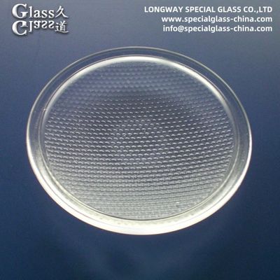 Hoge temperatuur bestand borosilicaat glazen hoes lenzen voor lichtlamp hoes lenzen