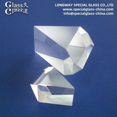 Bk7 Optisch prisma van gesmolten silicium voor laserstraalsplitter Regenbooggenerator