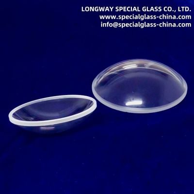 Gecoate optische glazen koepel van optisch glas kwartsglas