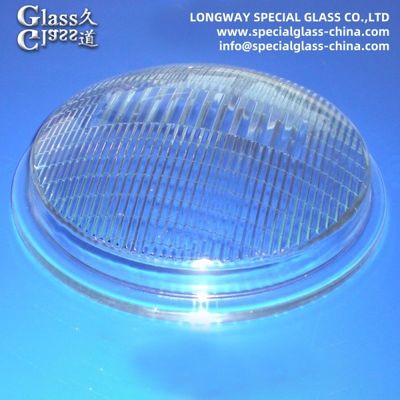 Geperst buitenlichtglas Lampdeksel van borosilicaatglas