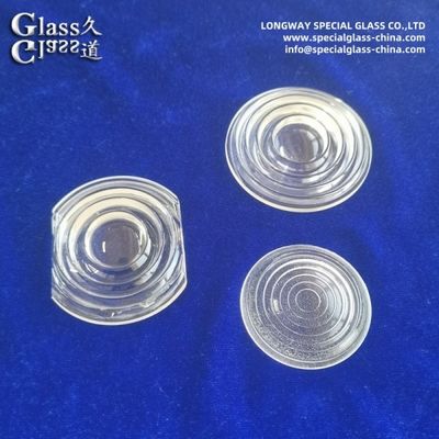 Efficiënte borosilicaatglasfresnellens voor ledverlichtingsinstallaties