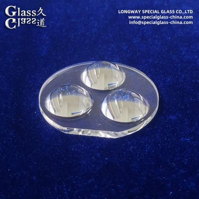 Optisch helder borosilicaatglas geleid asferische lens voor superieure straalbesturing